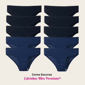 [Pague 5 Leve 10] Calcinhas Bliss Premium® - FRETE GRÁTIS