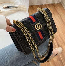 Retro Bag with Chain Handle