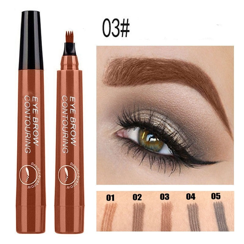 Waterproof eyebrow pencil