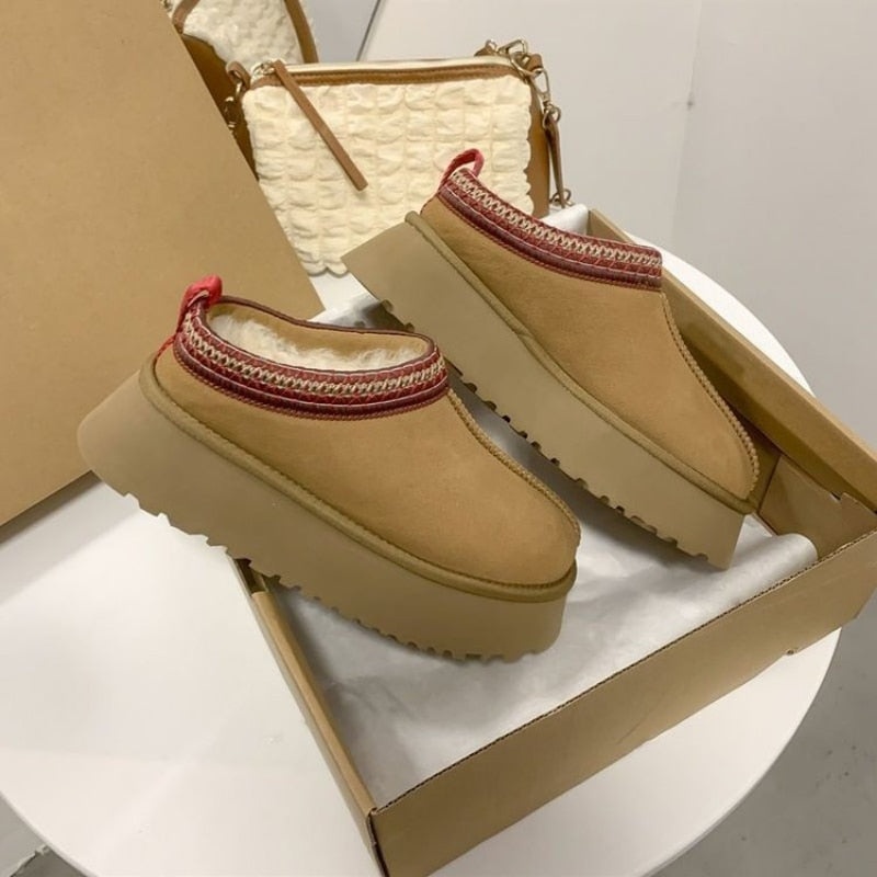Snow plush sneakers